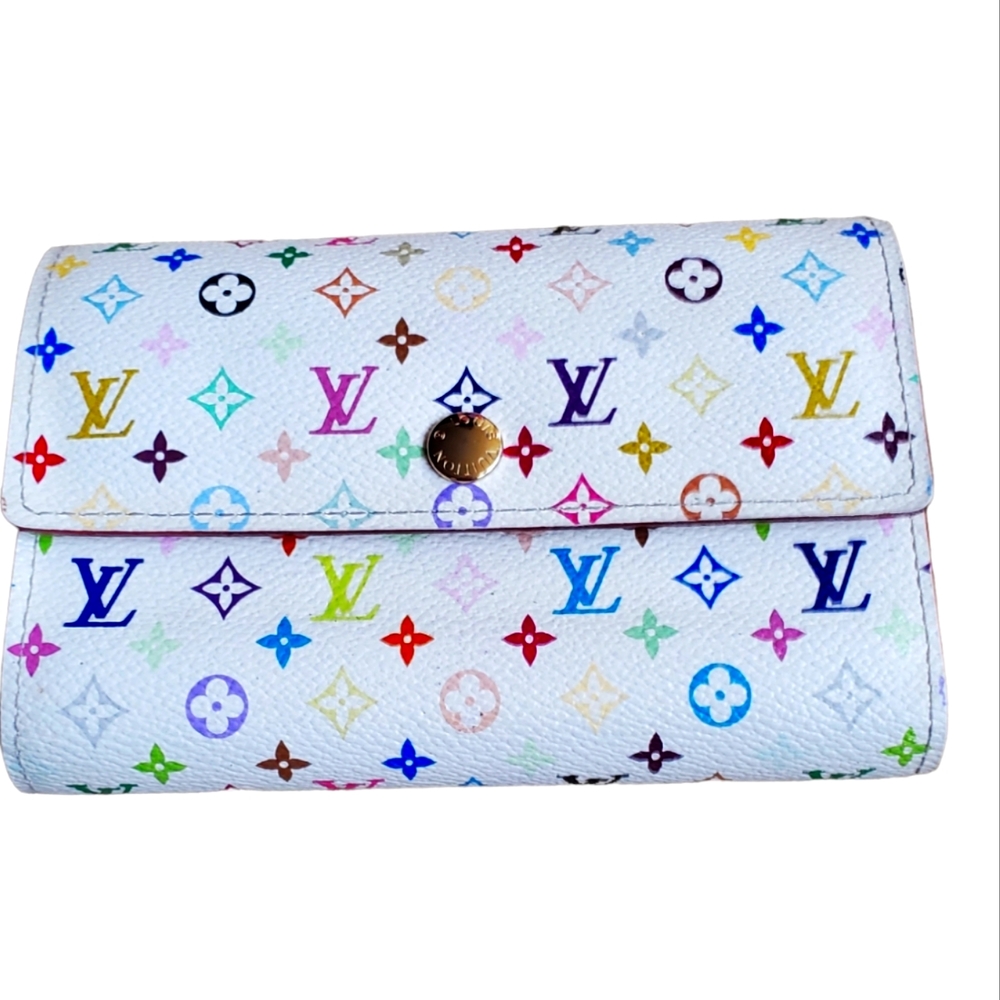 Louis Vuitton Multicolor Trifold Wallet